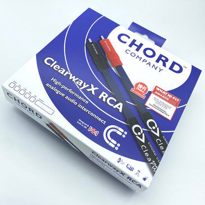 Chord ClearwayX ARAY Analogue Interconnects (RCA, Mini-Jack, DIN, XLR)