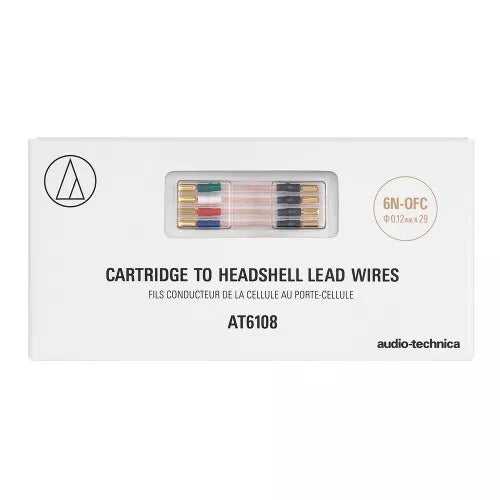 Audio Technica AT6108 Headshell Lead Cartridge Wires Set