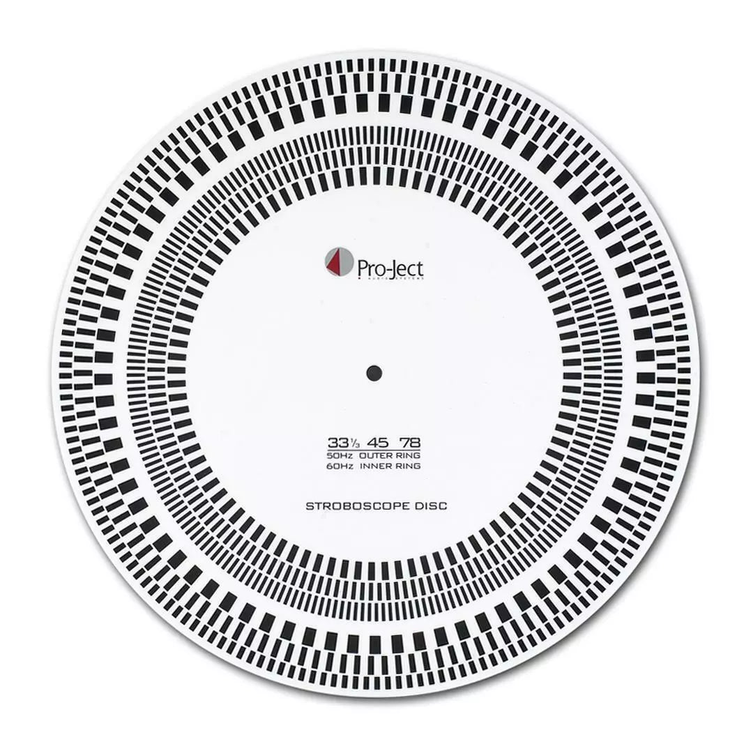 Pro-Ject Strobe-It Universal Strobe Disc 33.3 45 78 RPM & Alignment Gauge